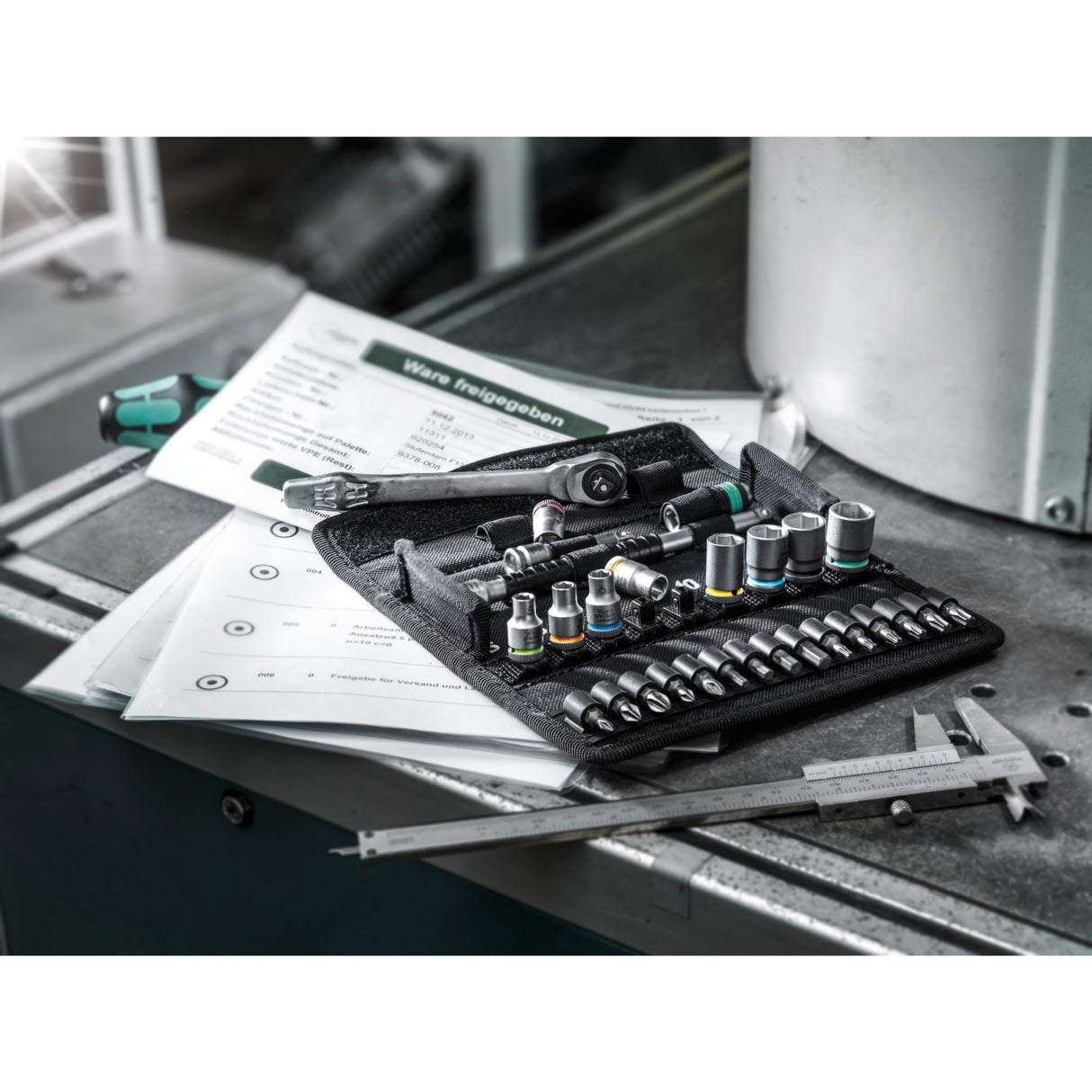 Wera 8100 SA 8 Zyklop Metal-Ratelset Set, commutation Pall 1 4