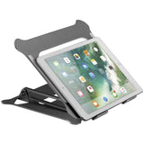 Support pour ordinateur portable Act Connectivity, aluminium, pliable, réglable en hauteur en continu (noir)