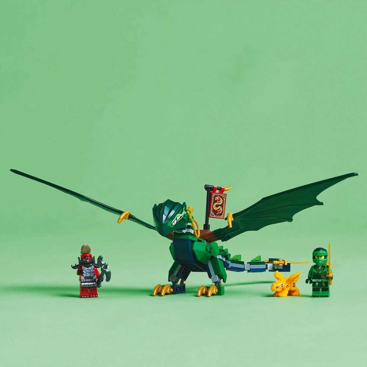 Lego 71829 Ninjago Lloyd's Dragon de la forêt verte | 2 pièces