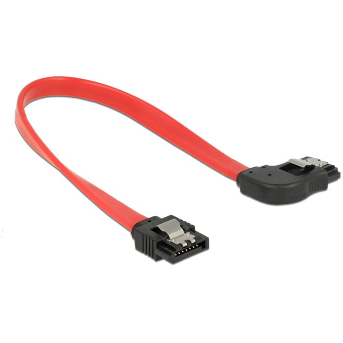 Delock sata 6 Go s, câble coin droit (rouge, 0,2 mètres)