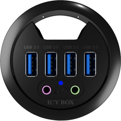 Boîte glacée ib-hub1403a hub usb (noir)
