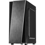 Boîtier tour midi Inter-tech T-11 Televen (noir | 3x USB-A | fenêtre)