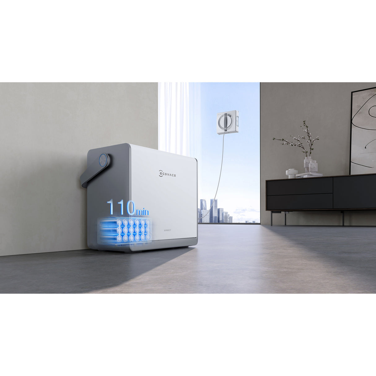 Nettoyant pour vitres Ecovacs winbot w2 pro (blanc)