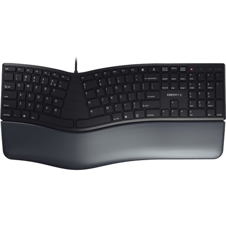 Cherry kc 4500 ergo, clavier (noir, disposition européenne (qwerty))