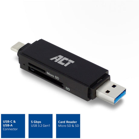 Lecteur de carte Act ac6375 noir
