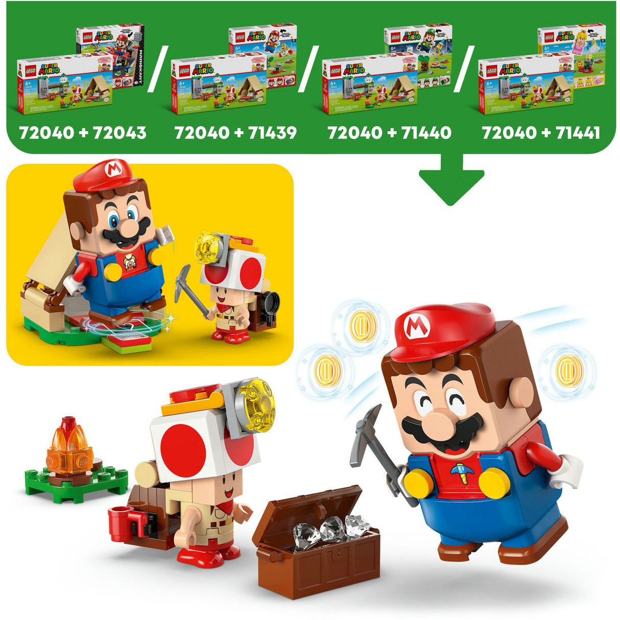 Lego Super Mario 72040 Le camping du patron du crapaud
