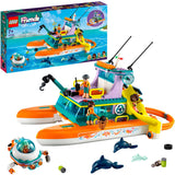 Lego Friends - jouet de construction de bateau de sauvetage en mer (41734)