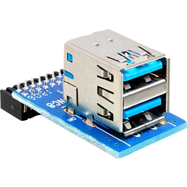 Delock Embase USB 3.0 femelle > 2 x adaptateur USB 3.0 femelle