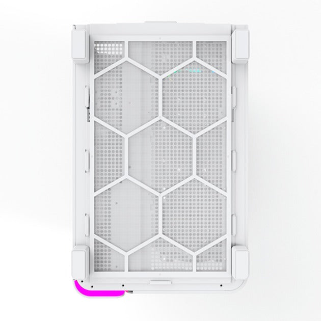 Boîtier tour midi Montech king 95 pro (blanc | 2x USB-A | 1x USB-C | RVB | verre trempé)