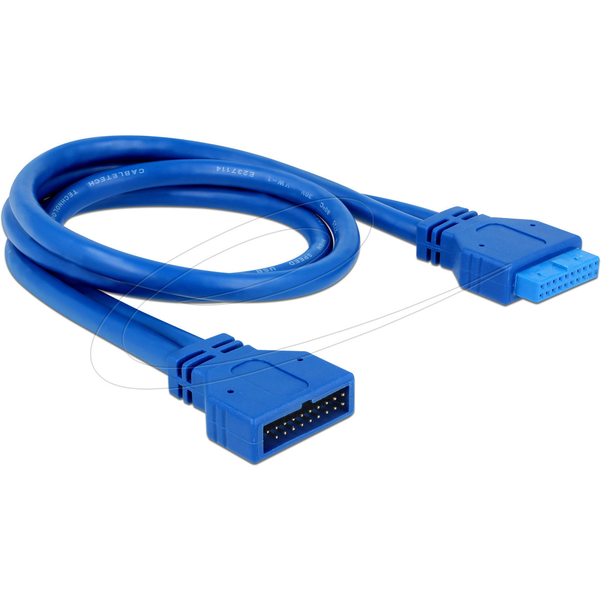 Delock câble d'extension connecteur à broches USB 3.0 (bleu)