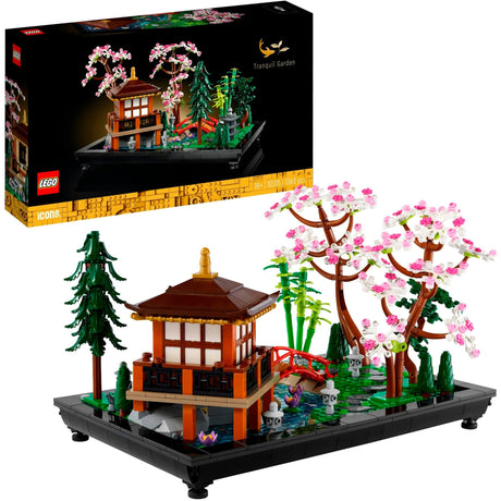 Kit de construction de pleine conscience botanique de jardin apaisant d'icônes Lego pour adultes - 10315