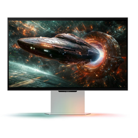 Moniteur de jeu Samsung Odyssey 3D G90XF 27 4K UHD (argent, 2x HDMI, DisplayPort, 2x USB-A, USB-B, 165 Hz)