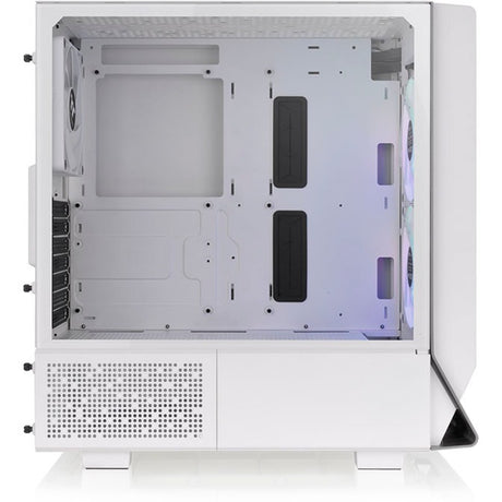 Thermaltake ceres 300 tg argb snow midi tower behuizing (wit | 2x usb-a | 1x usb-c | rgb | tempered glass)