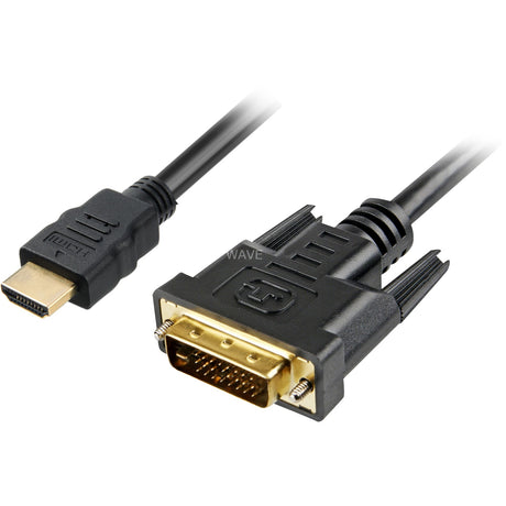 Adaptateur Sharkoon HDMI > DVI-D (noir, 2 mètres, dual-link)