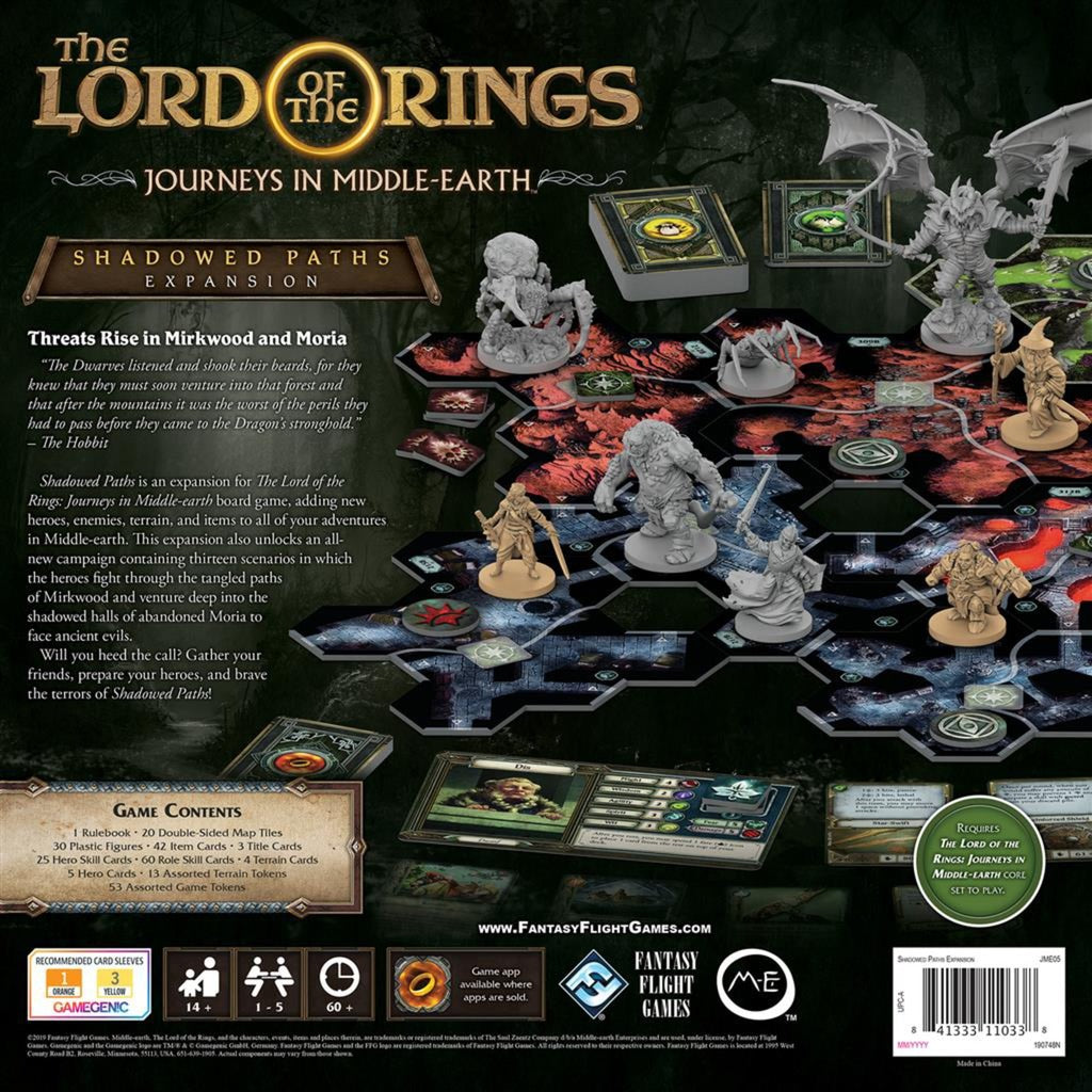 Asmodee Le Seigneur des Anneaux : Voyages en Terre du Milieu -