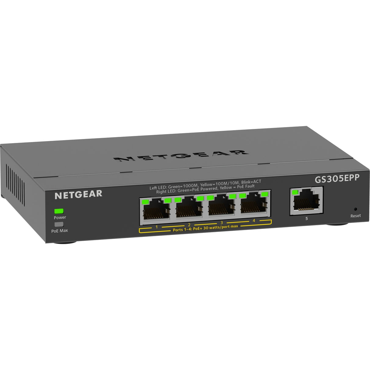 Commutateur Netgear gs305epp (noir)