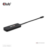 Adaptateur Club 3D USB-C vers Triple HDMI MST Hub 4K60Hz (Noir)