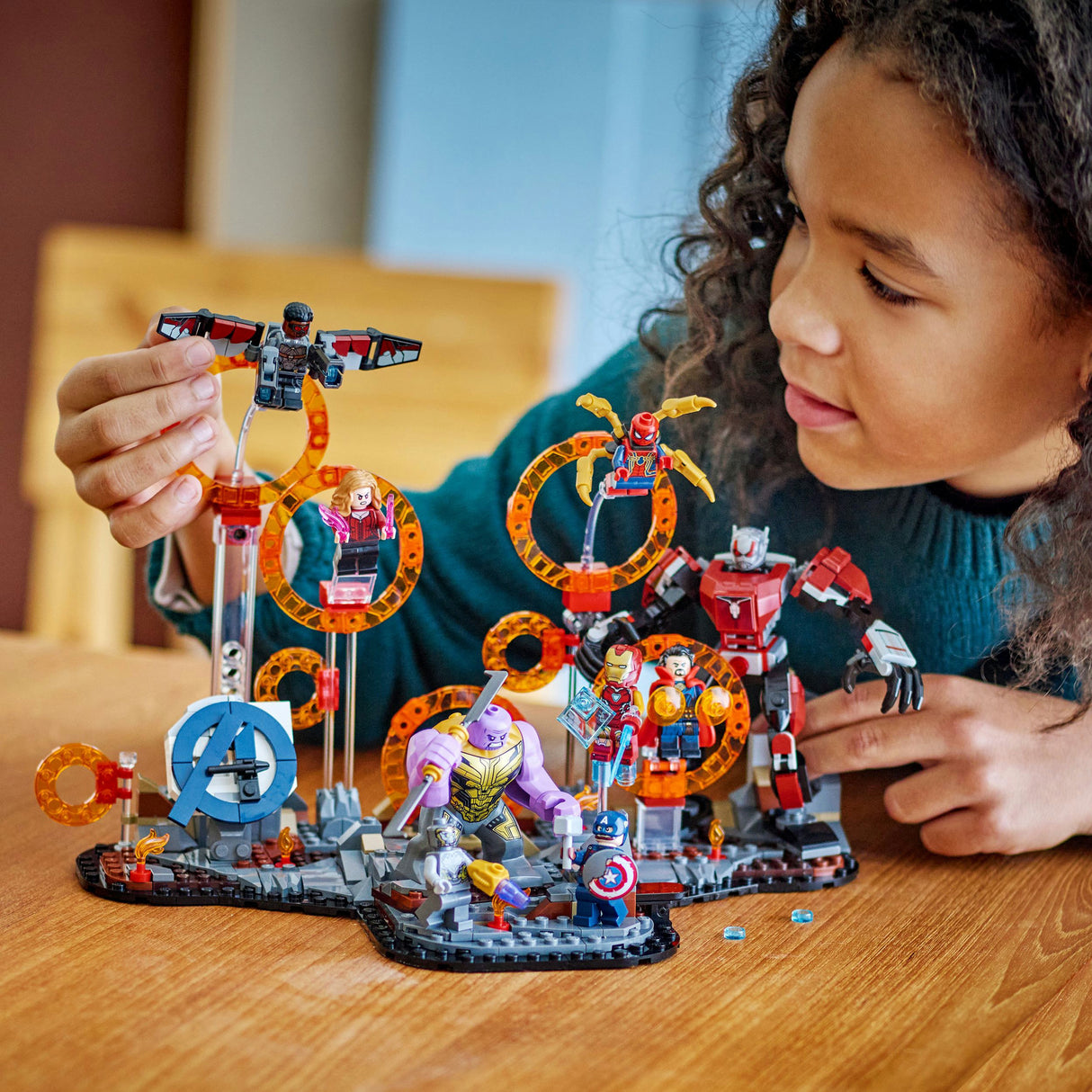 Lego Marvel 76323 La bataille finale de la fin du jeu des Avengers