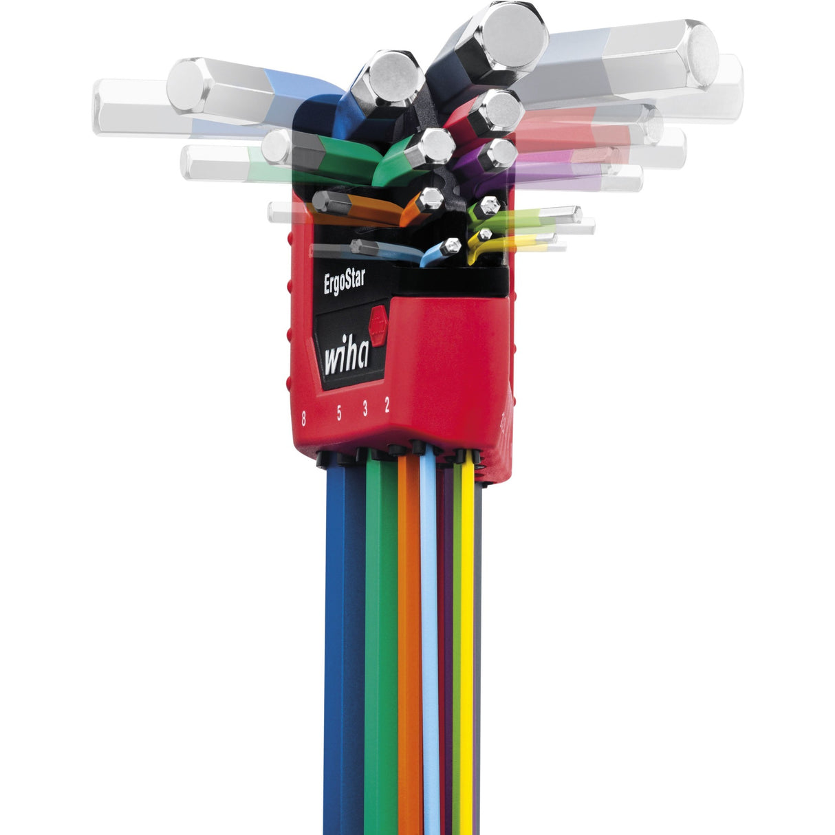 Wiha Sift Keys set dans Ergostar Holder, 10 parties