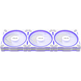 Asus prime mr120 argb reverse fan - triple pack ventilateurs de boîtier (blanc, 3 pièces, 120 x 120 x 28 mm, 3 pièces)