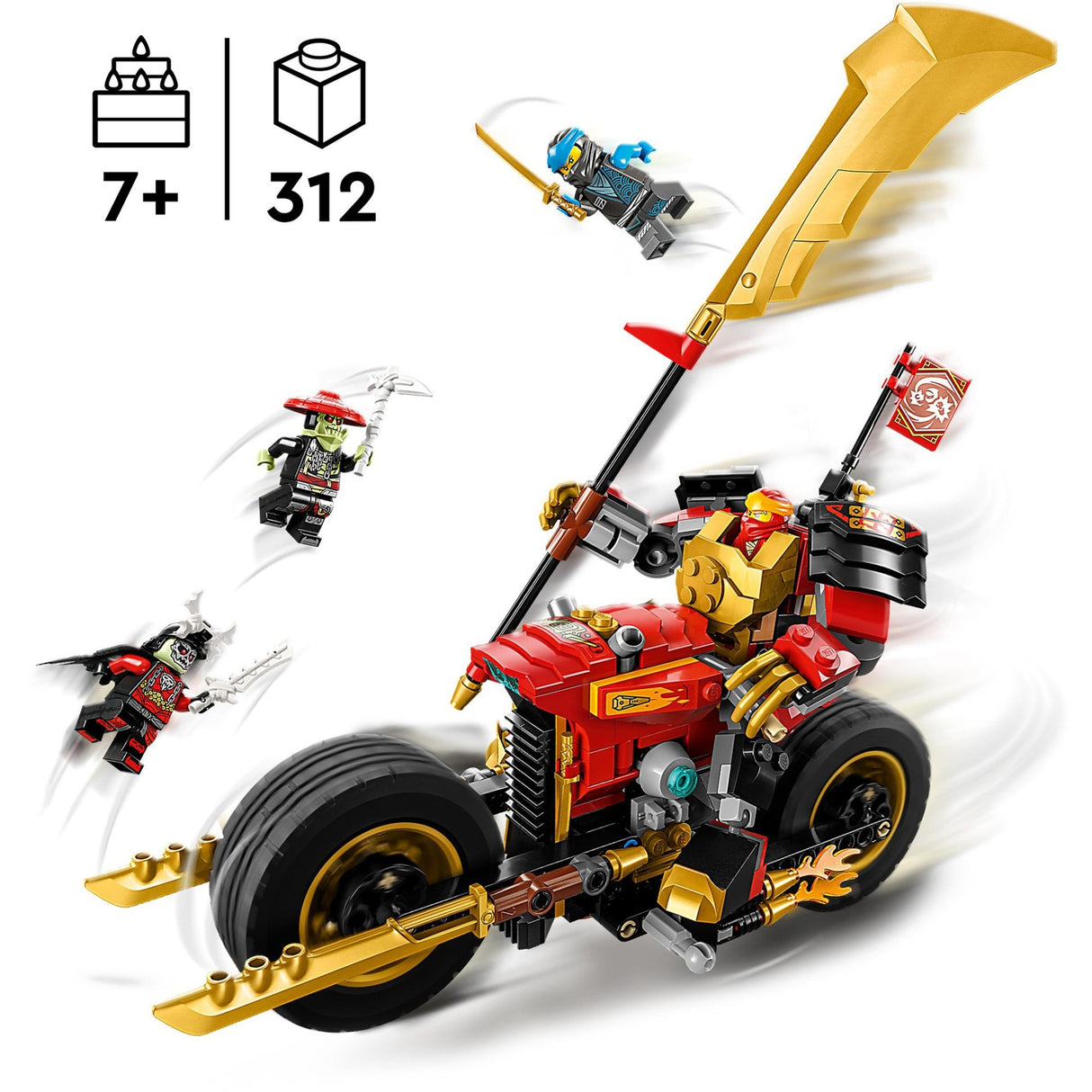 Lego Ninjago - Jouet de construction Mech Rider EVO de Kai (71783)