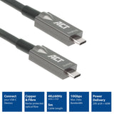 Act Connectivité Connectivité USB-C 3.2 Gen2 Cable optique actif (AOC) Connects