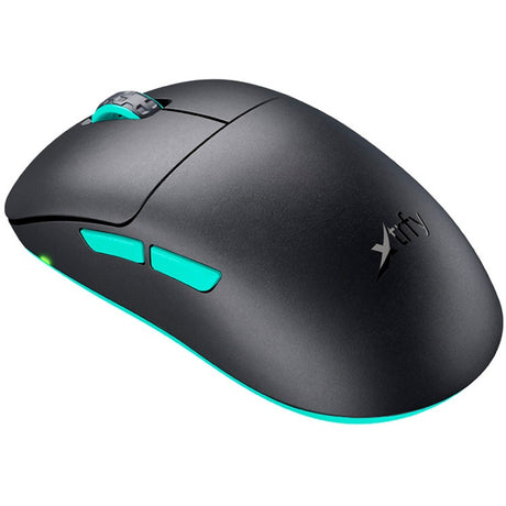 Souris de jeu sans fil Cherry xtrfy m8 (menthe noire, 400 - 26 000 dpi, USB 2,4 GHz)