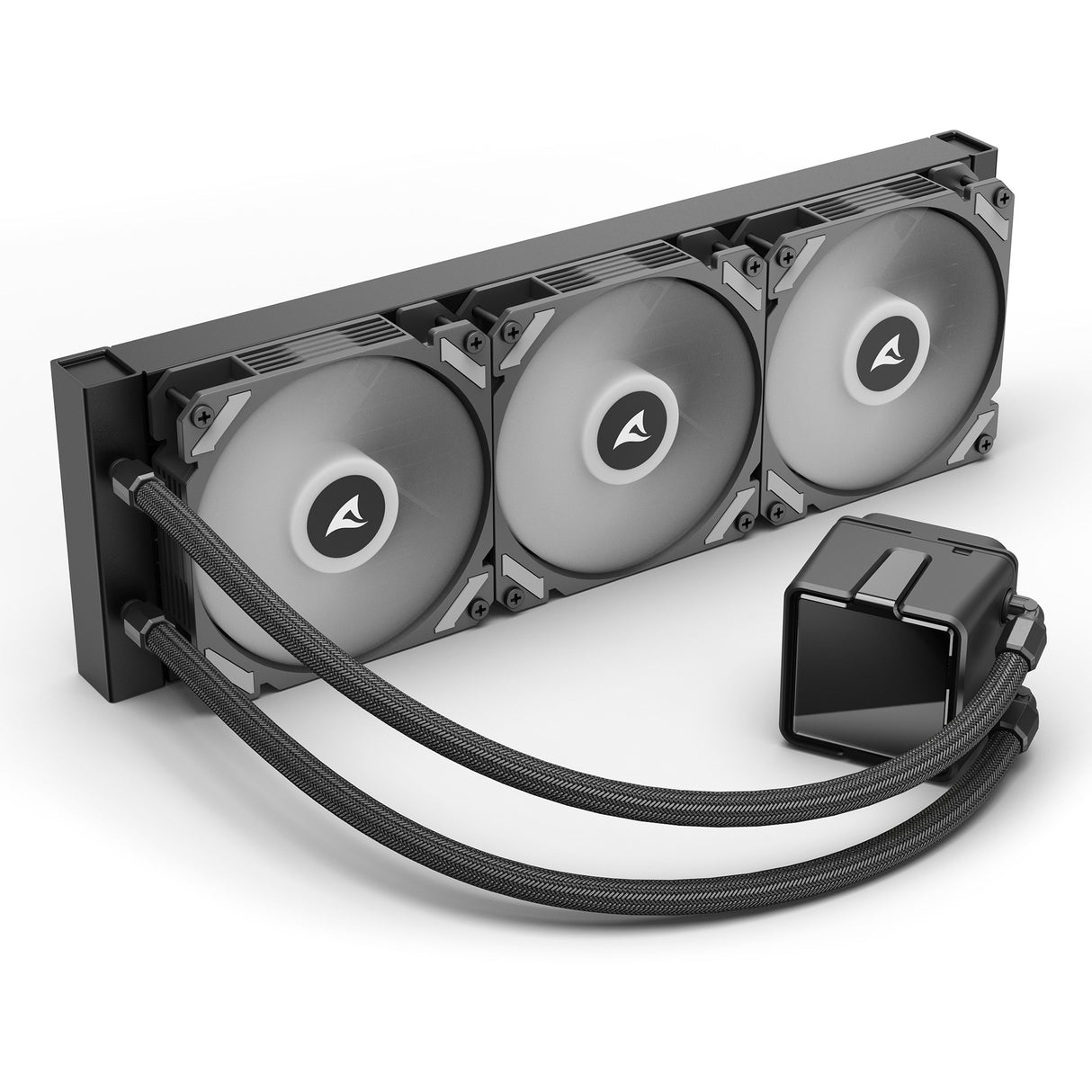 Refroidissement par eau Sharkoon s60 argb (noir, pwm 4 broches)