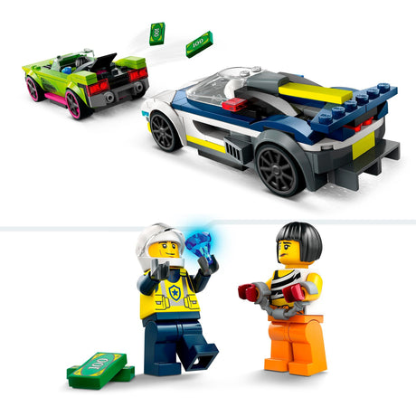 LEGO LEGO CITY 60415 Police Car et Fast Car Pursuit