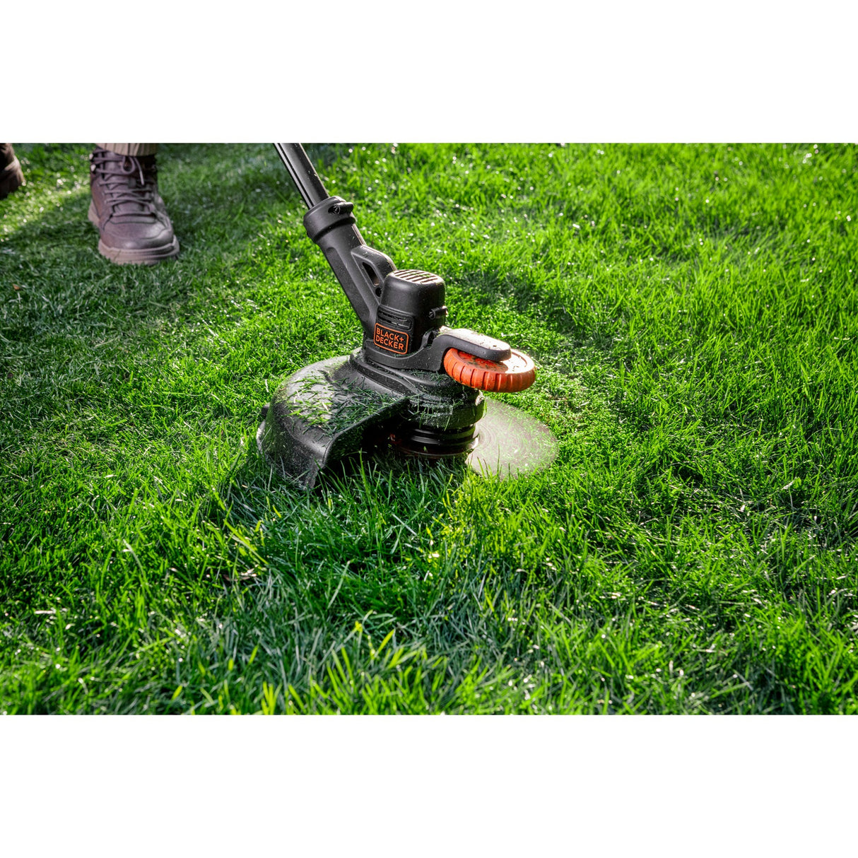 Coupe-herbe Black+decker 18v afs sans batterie (noir orange, 28 cm, batterie et chargeur non inclus)