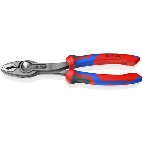 Pince à poignée avant Knipex | longueur 200 mm | gaines polies multi-composants | phosphaté noir | 1 pièce - 82 02 200 - 82 02 200