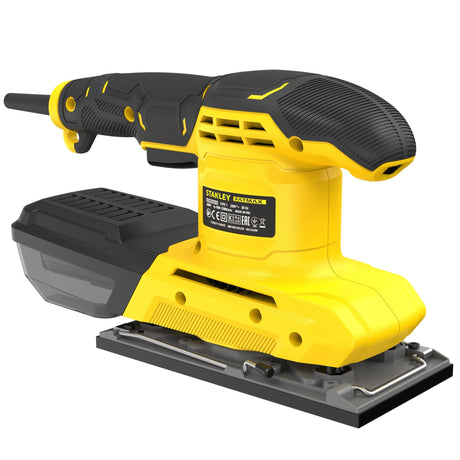 Ponceuse orbitale Stanley fatmax 280w 1 3 feuilles (jaune noir)