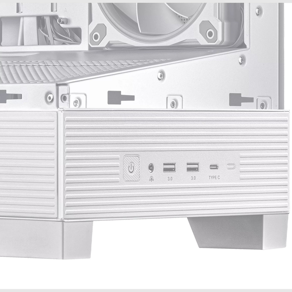 Boîtier tour midi Asus a31 plus (blanc | 2x USB-A | 2x USB-C | verre trempé)