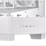Boîtier tour midi Asus a31 plus (blanc | 2x USB-A | 2x USB-C | verre trempé)