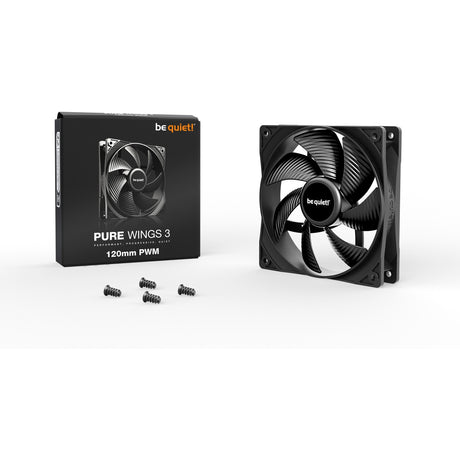 Soyez silencieux! ailes pures 3 | ventilateur de boîtier PWM de 120 mm