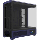 Thermaltake view 600 tg future dusk big tower behuizing (paars zwart | 2x usb-a | 1x usb-c | tempered glass)