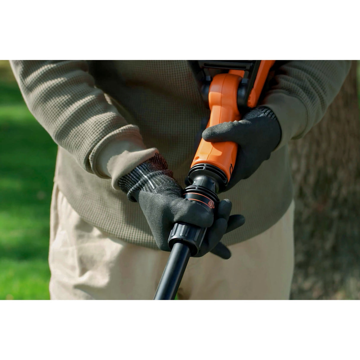 Coupe-herbe Black+decker 18v avec 2 lames et coupe-herbe à batterie (noir orange, 25 cm, batterie incluse)