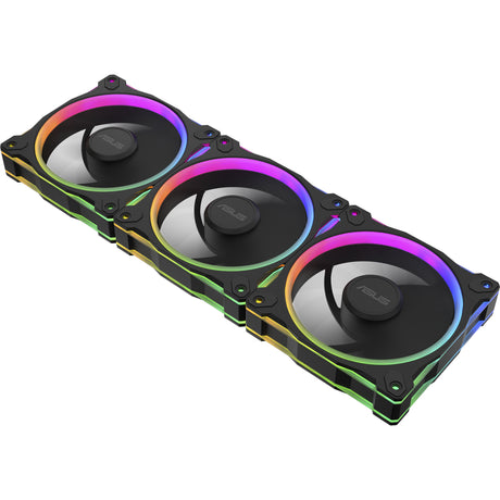 Ventilateur Asus prime mr120 argb - pack triple de ventilateurs de boîtier (noir, 3 pièces, 120 x 120 x 28 mm, 3 pièces)