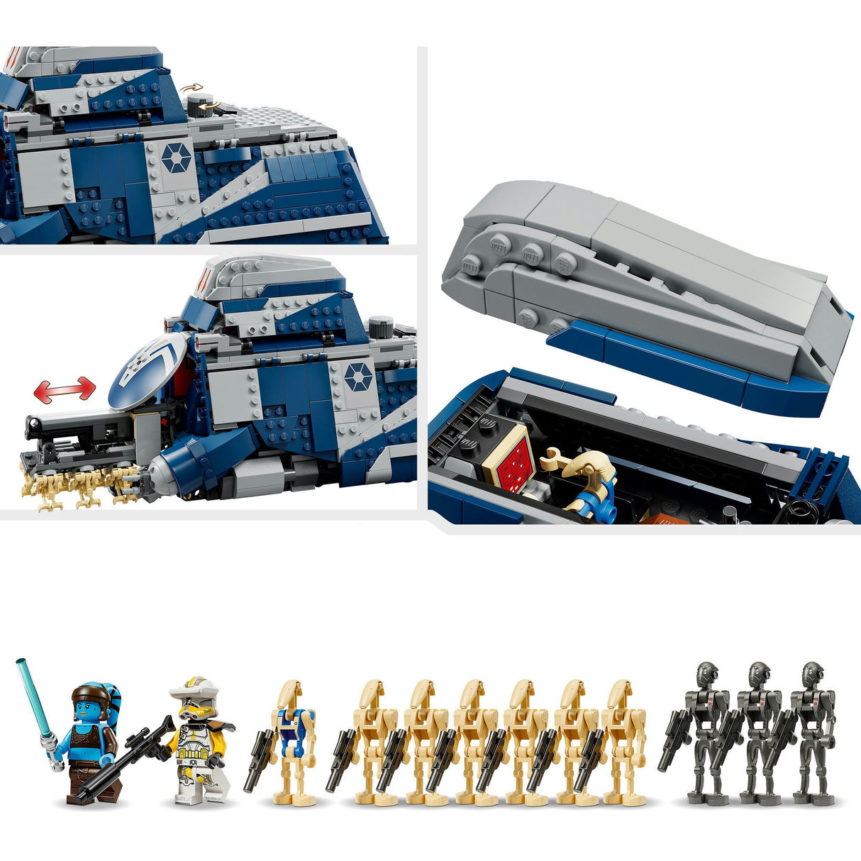 Lego star wars 75435 Bataille de Felucia séparatiste mont