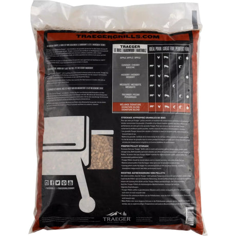 Granules de combustible de bois dur Traeger (9 kg)