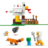 Lego minecraft animaux de la ferme de poulet jouets pour enfants - 21585