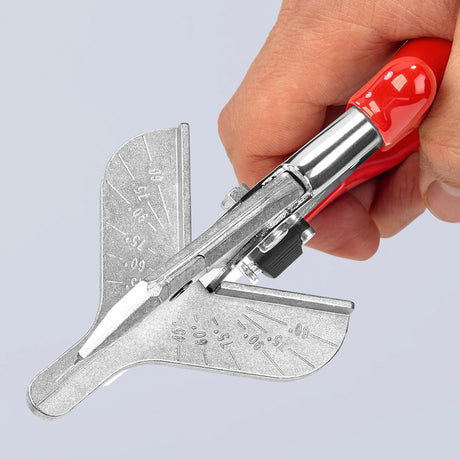 Cutter à mitre de knipex pour profils en plastique et en caoutchouc