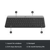 Logitech MK470 Slim Wireless Keyboard and Mouse Combo