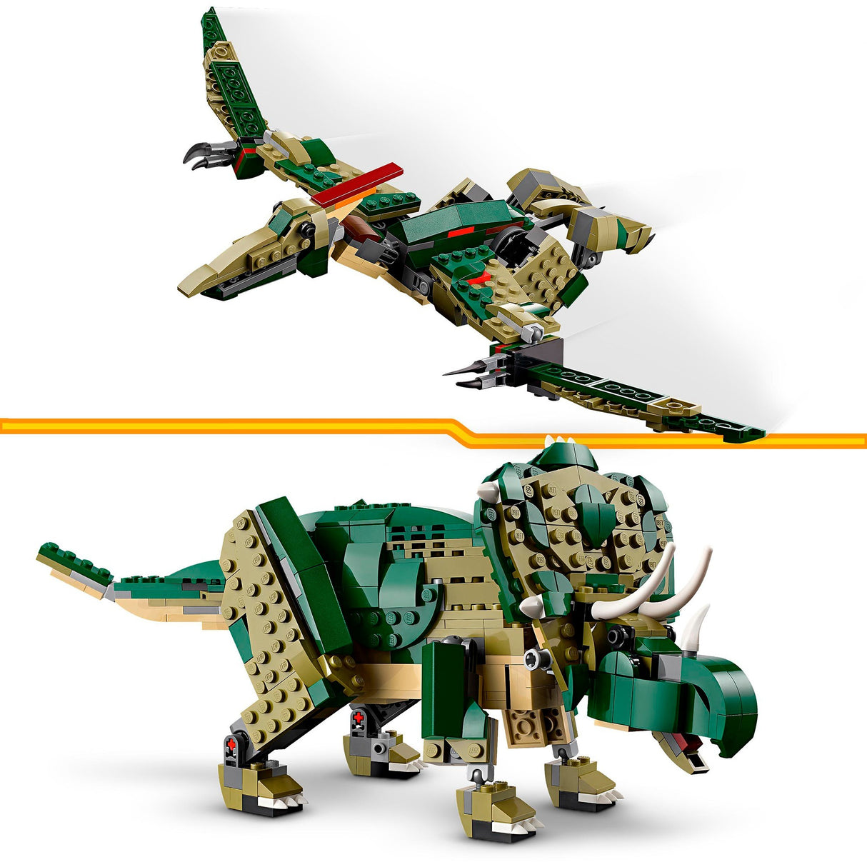 Créateur Lego 3en1 t. rex, dinosaure 31151