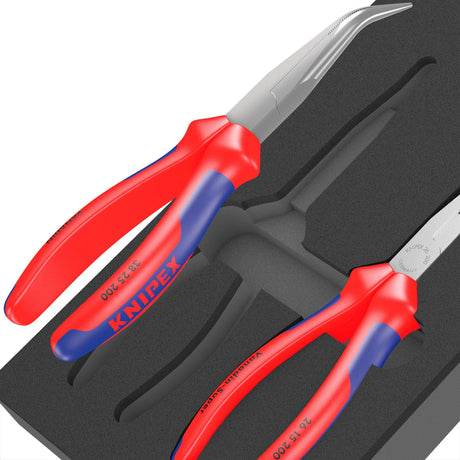 Wera 9781 insert en caoutchouc mousse avec jeu de pinces Knipex 2, 3 pièces - 05150181001