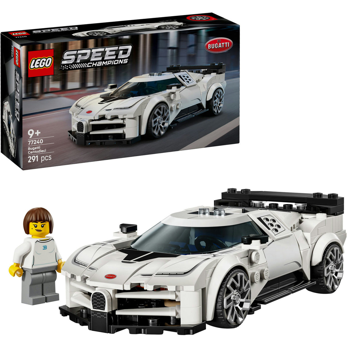 Lego ® Speed Champions La voiture de sport hyper Bugatti Centodieci - 77240