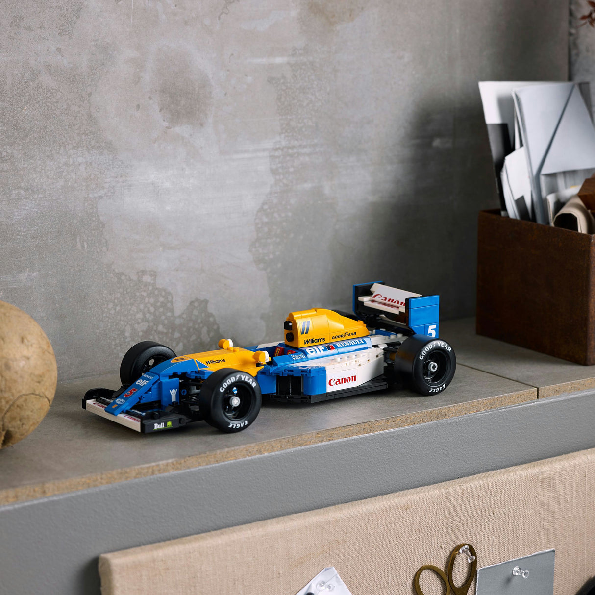 Icônes Lego 10353 Williams Racing FW14B et Nigel Mansell