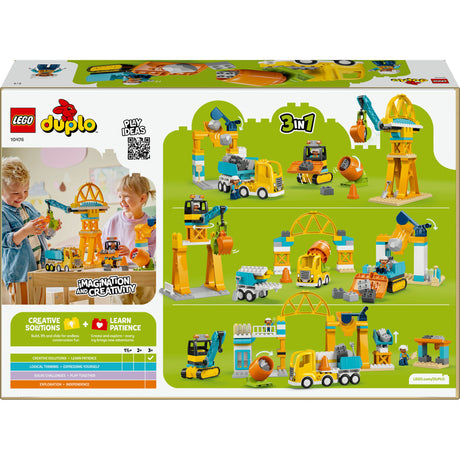 Lego duplo town 10476 3en1 chantier et véhicules