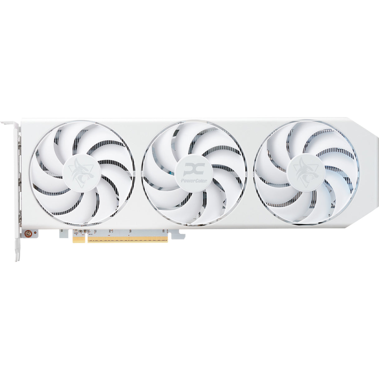 Carte graphique Powercolor Radeon RX 9060 XT Hellhound Spectral White 16G (blanc, RDNA4, GDDR6, 2x Display Port, 1x HDMI 2.1)