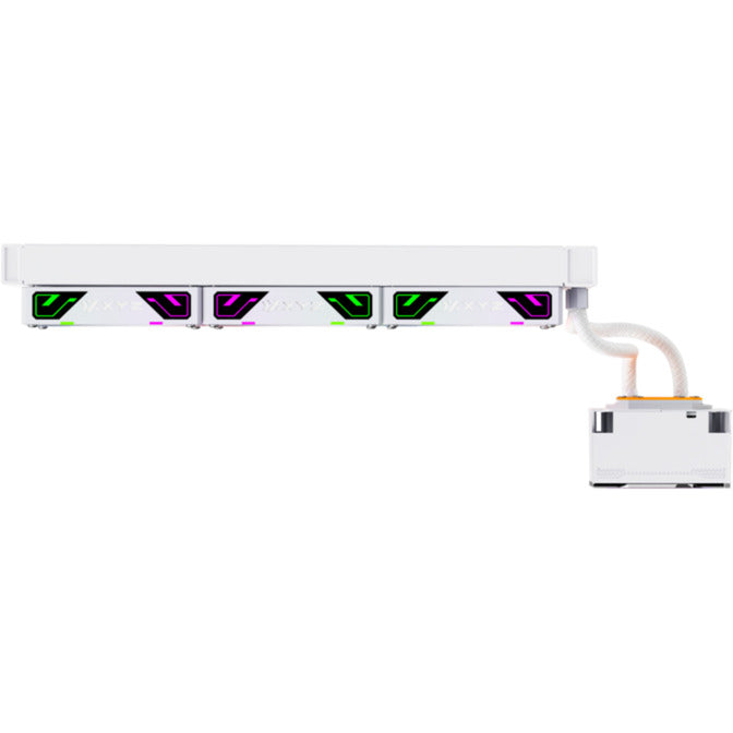 Xyz pc gear hydroview aio 360 refroidissement par eau (blanc, argb, pwm)